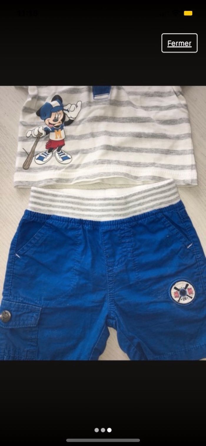 Ensemble 6 mois Mickey - photo numéro 2