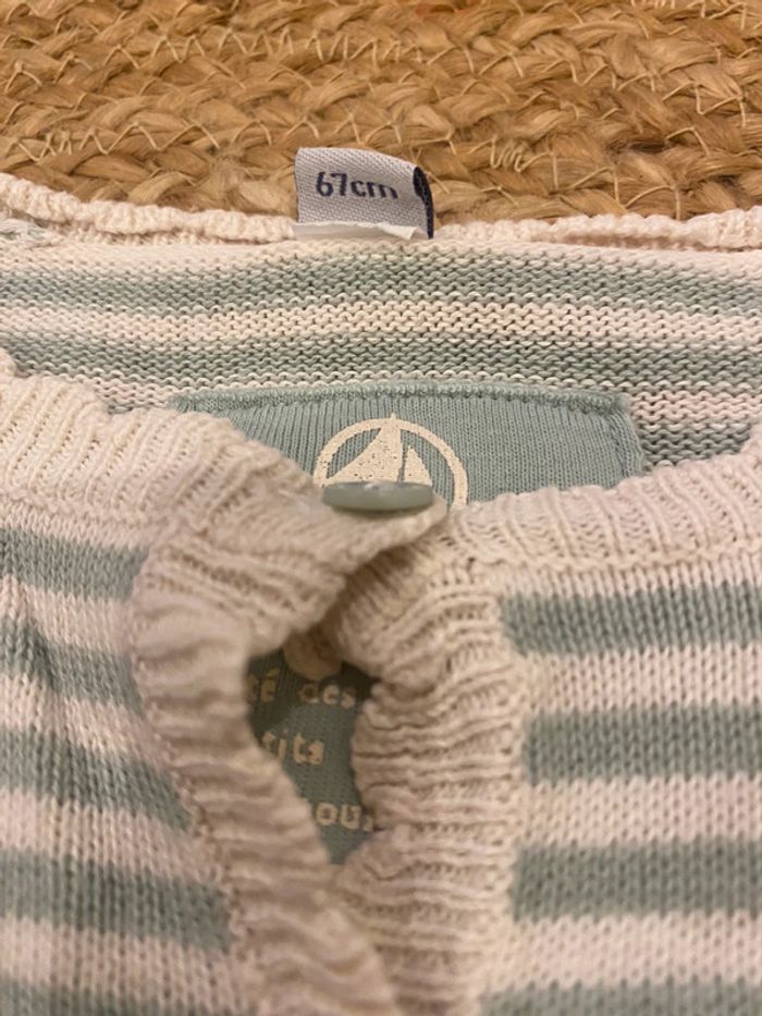 Gilet fille 6 mois Petit Bateau - photo numéro 2