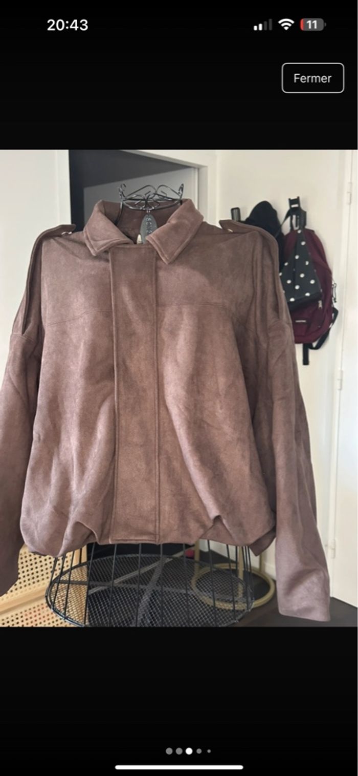 Veste marron (dupe Zara) - photo numéro 5