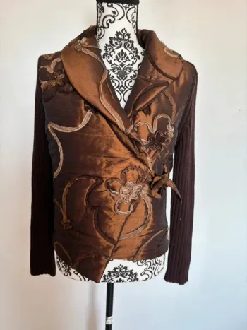 Veste chic brodée femme taille 38