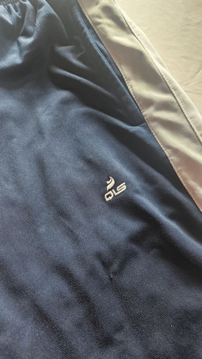 Pantalon de jogging QLS bleu marine et bleu- Taille 40/42 - photo numéro 2