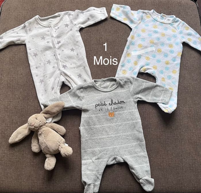 Lot pyjamas 1 mois