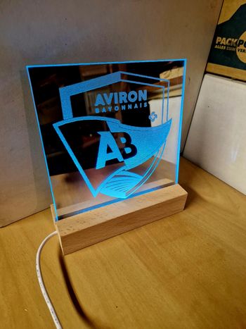 Lampe led aviron bayonnais