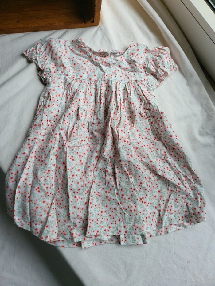 Robe légère fluide fleurie 6 mois