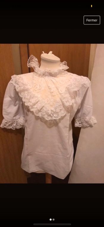 Blouse blanche tailel s