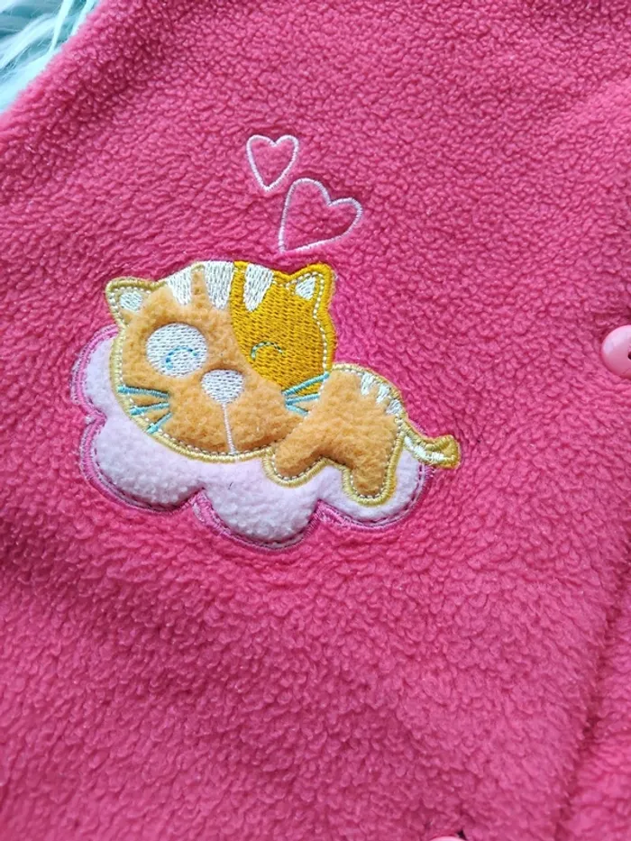 💡 robe de chambre fille rose 18 mois - photo numéro 2