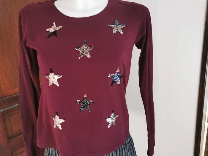 T-shirt manches longues étoiles - photo numéro 8