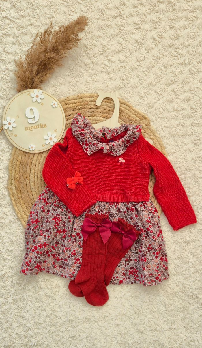 Ensemble robe sergent major 9 mois