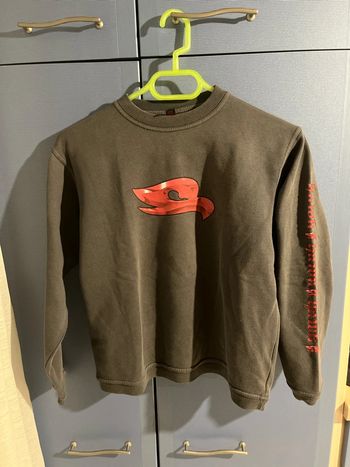 Sweat-shirt enfant Hawk / 12 ans / Gris / Excellent état