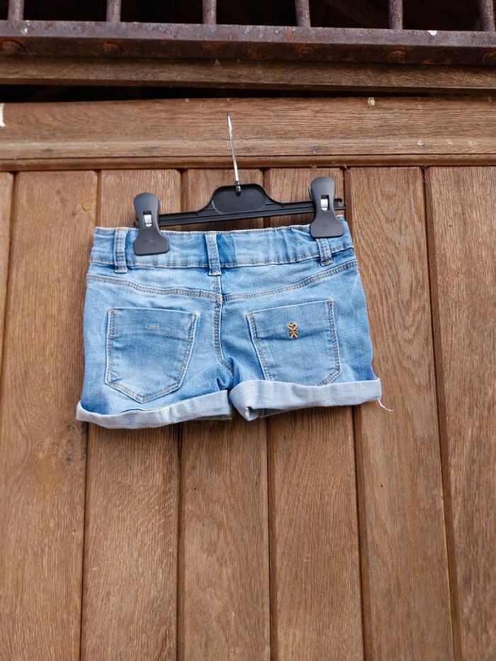Short en jean fille 5 ans okaidi - photo numéro 2