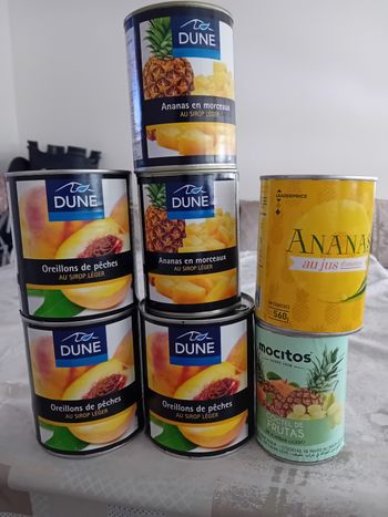 Fruits en conserve 