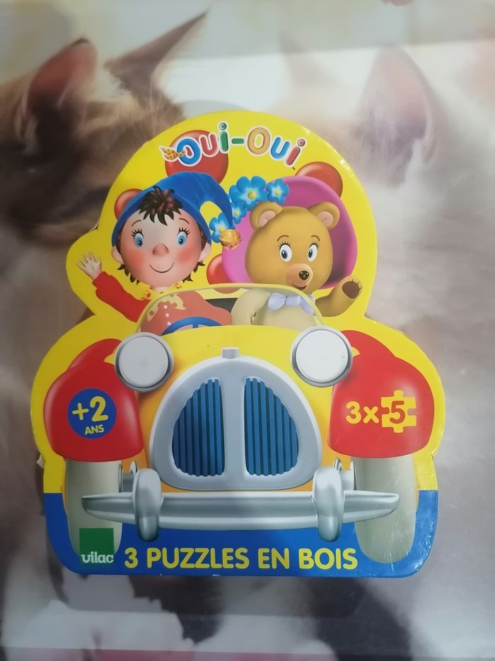 Puzzle en bois oui oui. - photo numéro 2