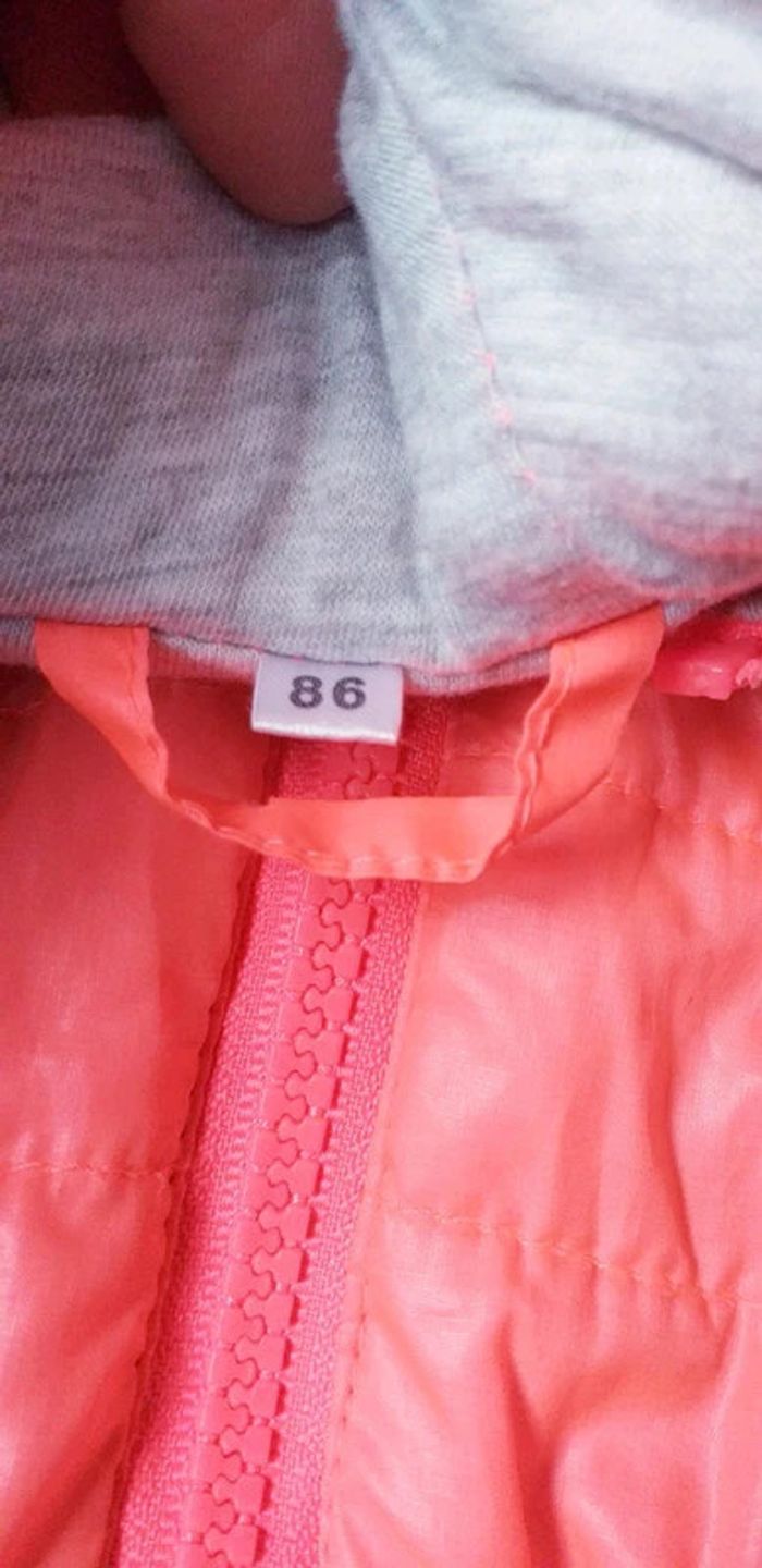 Manteau doudoune corail 18 mois - photo numéro 3