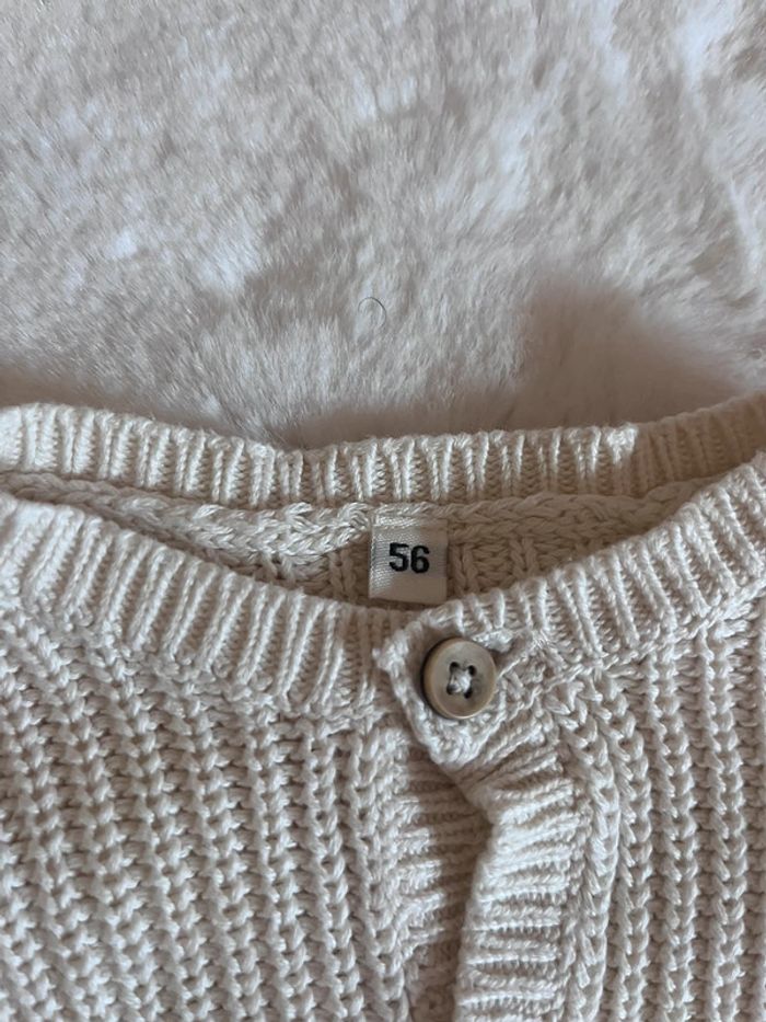 Gilet beige bébé - photo numéro 2