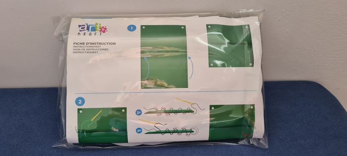 Sac en feutrine motif caméléon DIY - neuf - photo numéro 4