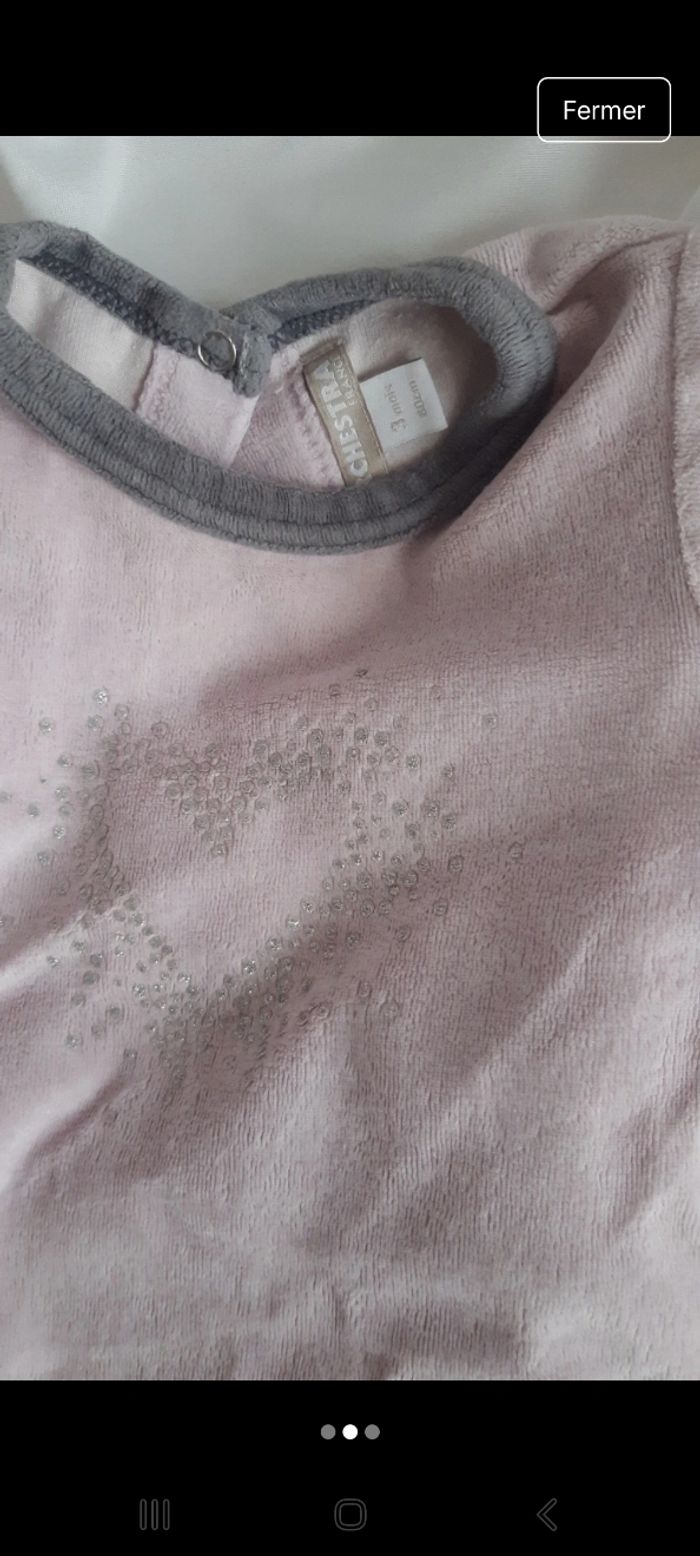 Pyjama bébé fille 3 mois - photo numéro 2