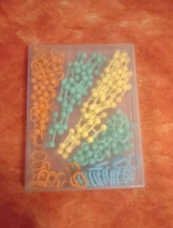 Jeu ancien de perles , anneaux vintage