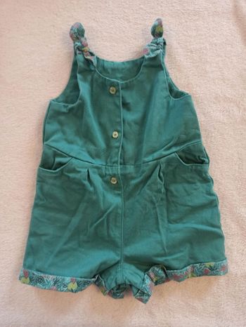 Salopette short tape à l'oeil