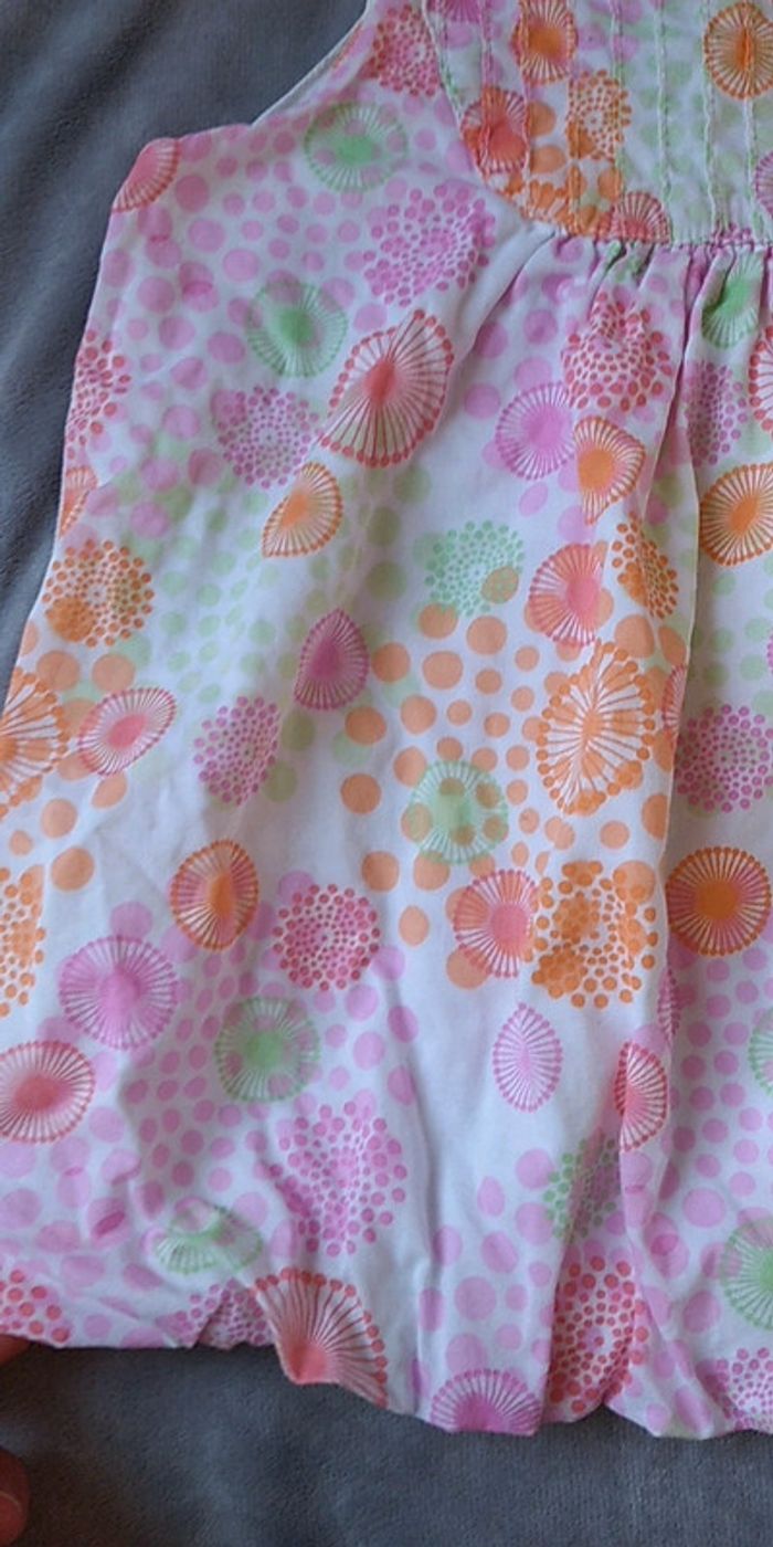 Robe multicolore fleurs, cercles Fille 6 mois Obaïbi Okaïdi - photo numéro 3