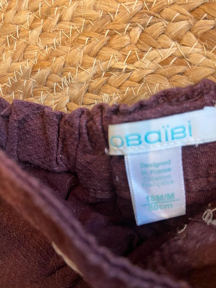 Short fille 18 mois Obaibi - photo numéro 2