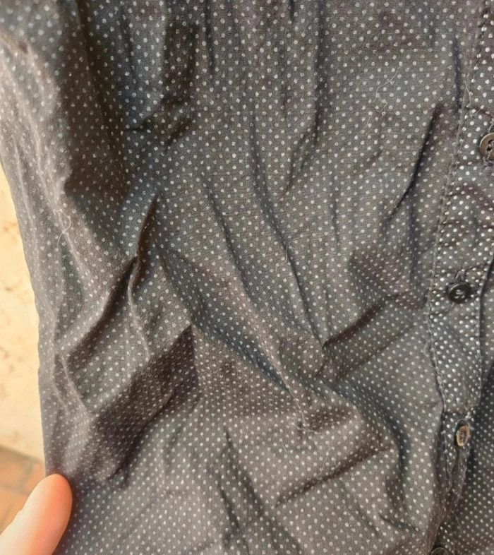 Chemise noir à poids manche longue - photo numéro 3