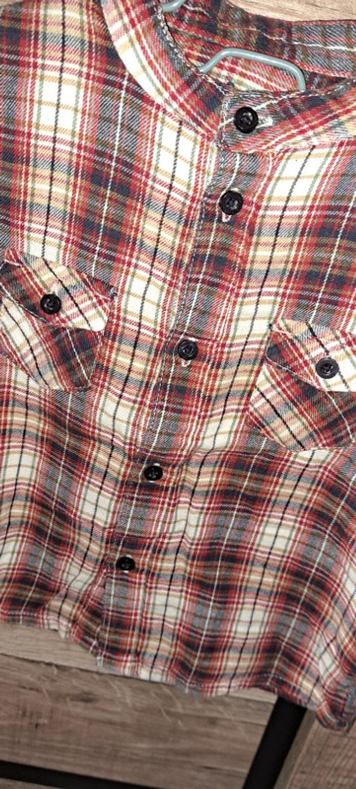 Chemise à carreaux 9 mois Bout'chou - photo numéro 2