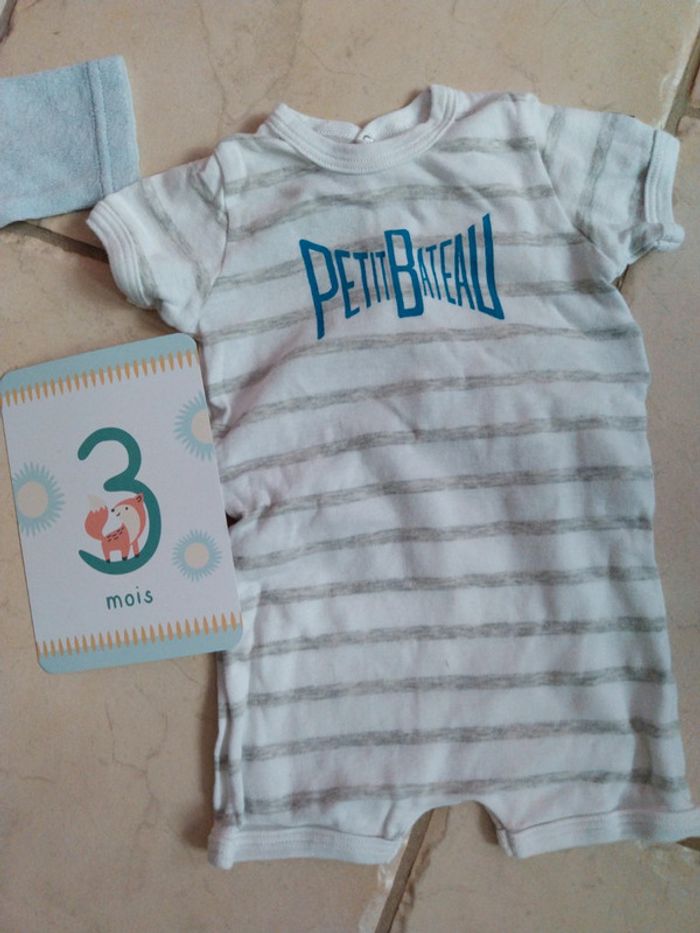 Combinaison petit bateau 3 mois