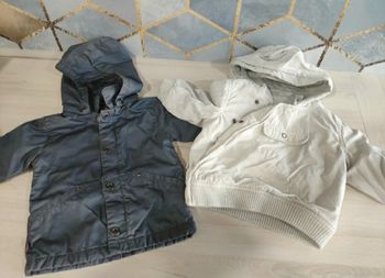 Lot de 2 manteaux blousons Obaibi 3 mois