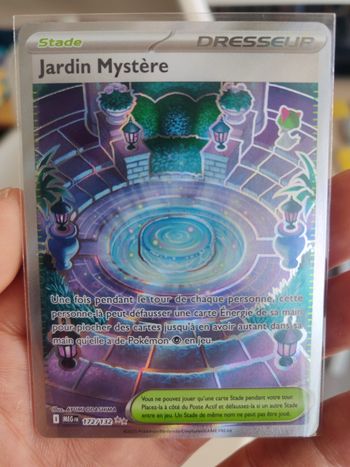 Carte pokémon jardin mystère 172/132