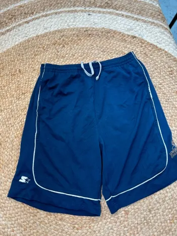 Short Homme Starter Marine & Blanc | Taille M | Très Bon État | Sport Casual | R42