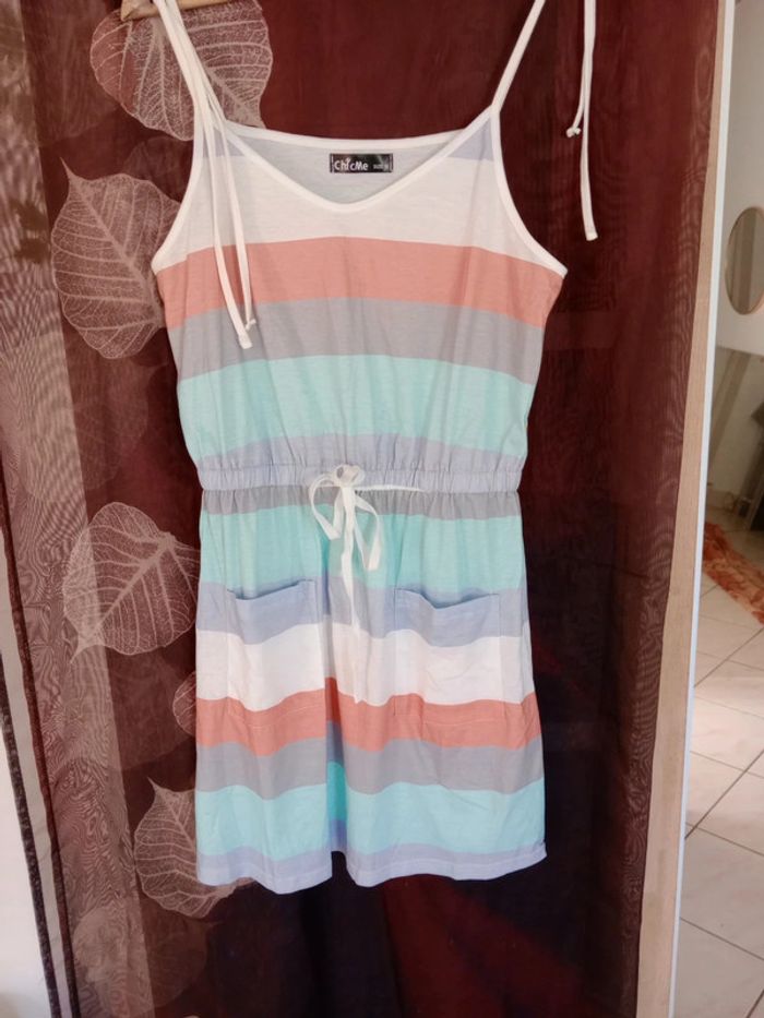 Robe été M couleurs pastels c84 - photo numéro 10