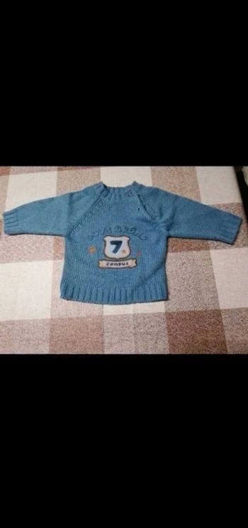 Pull bleu 3 mois