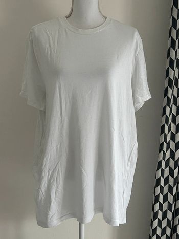 T-shirt blanc manches courtes H&M - Taille 42