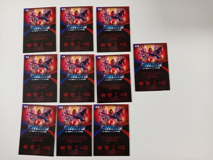 Cartes crisis on infinite earths czx cryptozoic - photo numéro 2