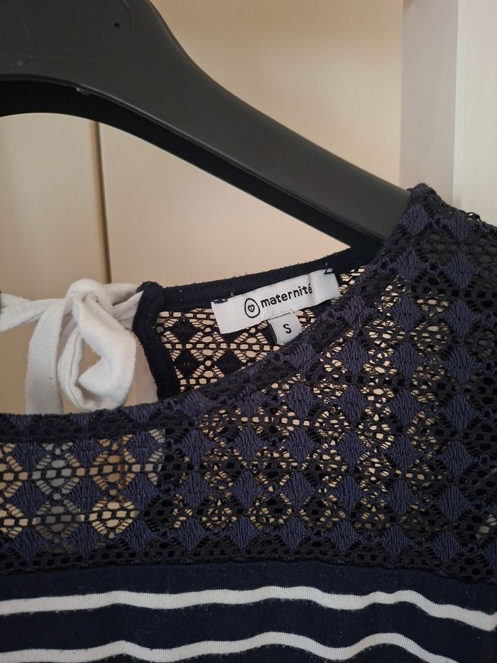 T shirt de maternité manche 3/4 - photo numéro 3