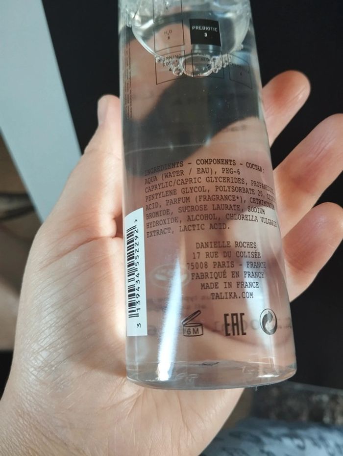 Eau micellaire talika - photo numéro 3