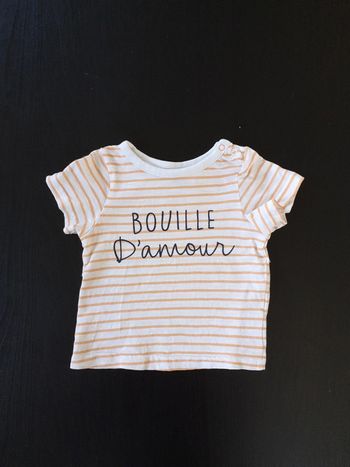 Tee-shirt manches courtes 3 mois- Tape à l'œil