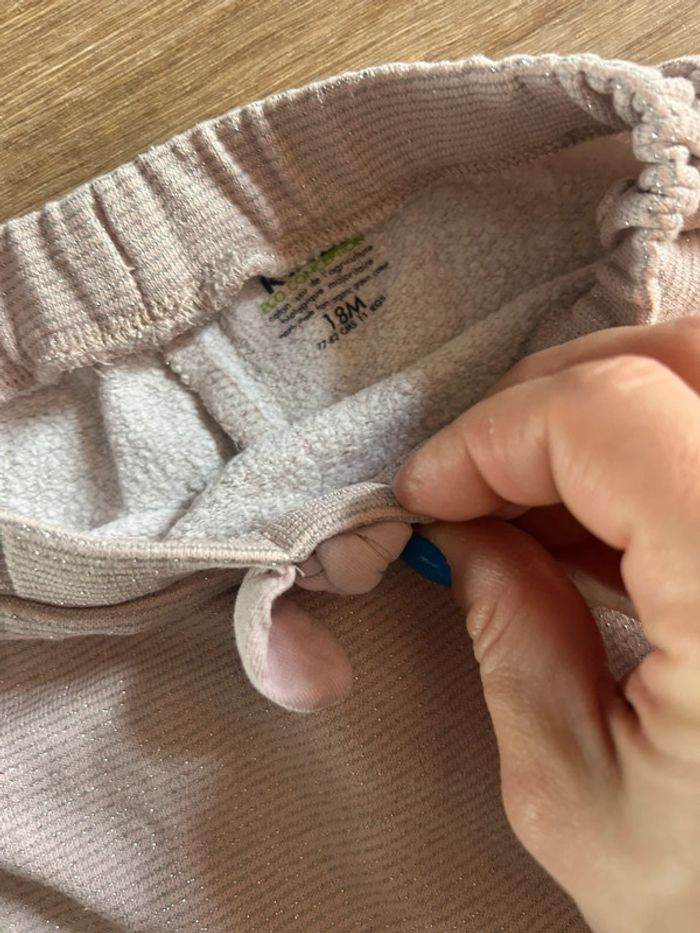 Lot de deux pantalons rose - photo numéro 2