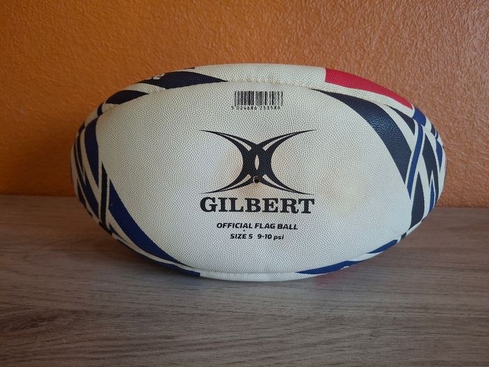 Ballon officiel collector rugby world cup 2015 France _ Gilbert - photo numéro 4
