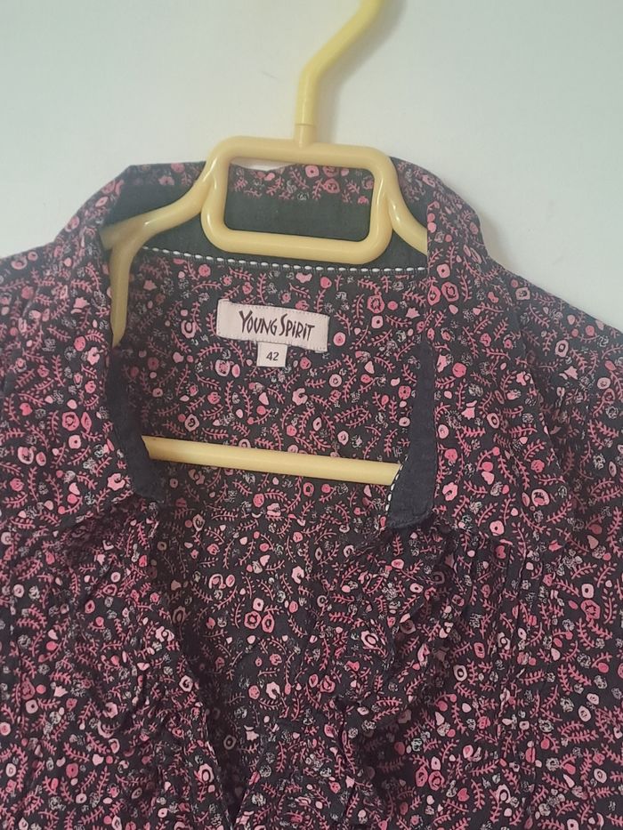 Blouse / Chemise rose Young Spirit Taille 42 - photo numéro 4