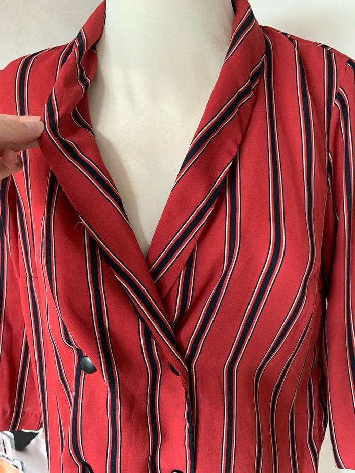 Chemise rayé manche 3/4 - photo numéro 6