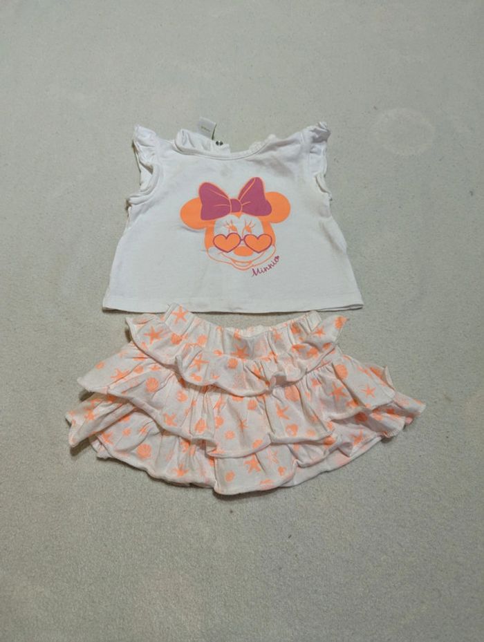 Lot 5 pièces bébé fille printemps été Disney 1 mois - photo numéro 8