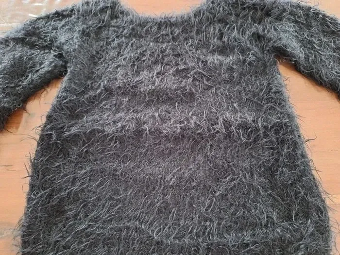 Pull noir fille laine 4 ans - photo numéro 2