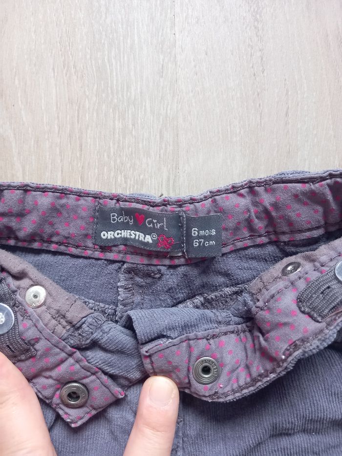 Lot de 2 shorts velours 6M - photo numéro 3