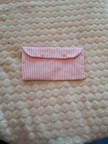 Petite pochette rose – Fait main