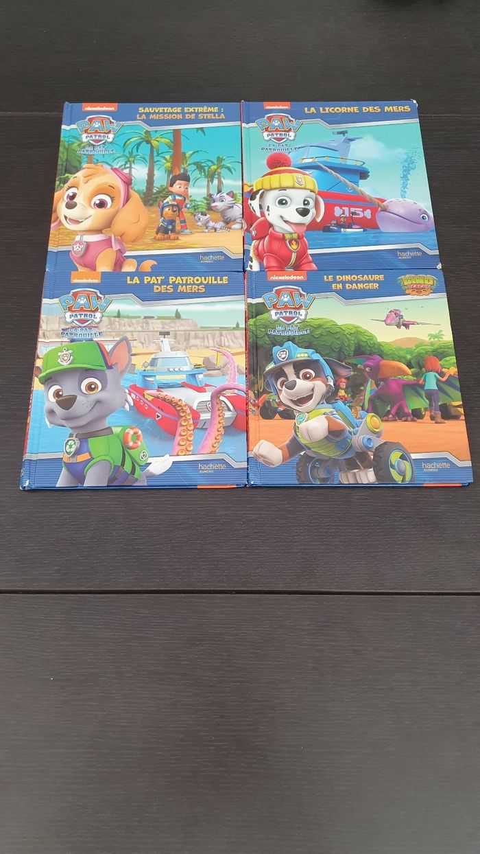 4 livres Pat Patrouille