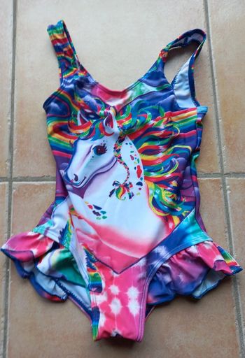 Maillot de bain licorne 1 pièce 4/5 ans