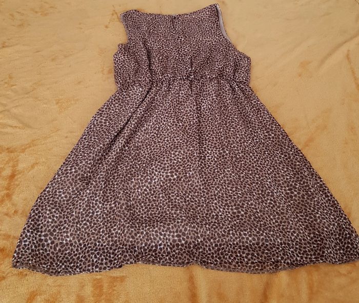 Robe volantée, imprimé léopard - photo numéro 5