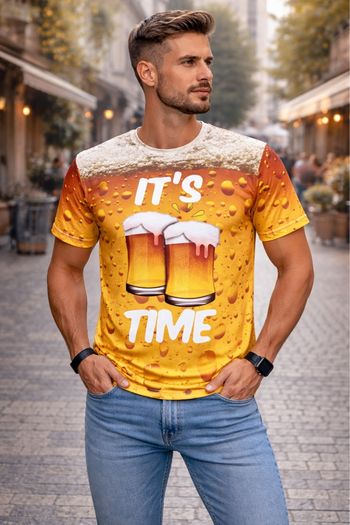 T-shirt à manches courtes de style décontracté tendance,
