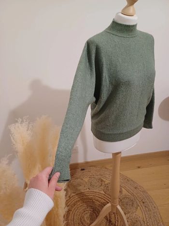 Pull à col roulé vert d'eau Primark taille M/L 38/40
